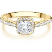 Trilani Anello giallo oro / trasparente