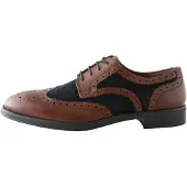 Next Scarpa stringata blu notte / marrone