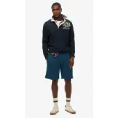 Superdry per uomo. M7110481A Pantaloncini Plain blu (XXL), Casual, Cotone, Navy