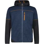 CMP Jacket Fix Hood 36H2437 Giacca in pile Uomo (50, blu)