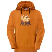 Picture Cheasy Hoodie Felpa con cappuccio Uomo (L, arancione)