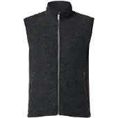 Ivanhoe Kurre Vest Gilet in lana merino Uomo (L, nero)