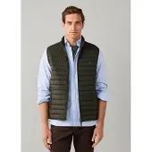 Hackett London per uomo. HM4000197 Gilet Ultra verde scuro (XXL), Casual, Poliestere