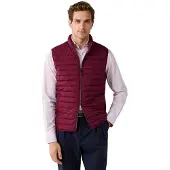 Hackett London per uomo. HM4000197 Gilet Ultra bordeaux (S), Casual, Poliestere