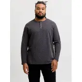 Jack & Jones Plus Size Maglietta A Manica Lunga Semplice