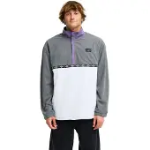 Billabong Space Lobster Pullover in pile Uomo (L, grigio/bianco)