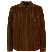 E9 Salvo Camicia Uomo (XL, marrone)