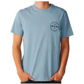 Rip Curl Staple Tee T-shirt Uomo (S, turchese)