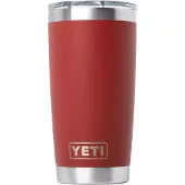 Yeti Rambler Tumbler Cup 20oz Mag Slider Lid, Stag Red, tazza termica con coperchio, 591 ml