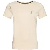 Chillaz Women's Valencia Tea Up T-shirt Donna (40, beige)