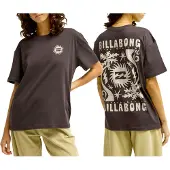 Billabong Women's Always Looking T-shirt Donna (M, marrone)