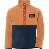 Didriksons Kid's Monte Half Button Pullover in pile Bambini (90, arancione)