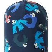 Reima Kid's Tanssi Beanie Print Berretto Bambini (48-50 cm, blu)