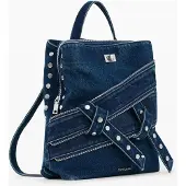 Desigual , Zainetto denim mini, Donna, Cotone, Blu, U