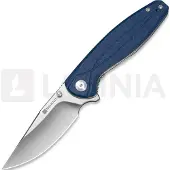 SENCUT Vyrce, Blue Shredded G-10, Satin