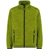 CMP Boy's Jacket Jacquard Knitted Giacca in pile Bambini (164, olivia)