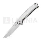 Lionsteel Coltello pieghevole Emmet - MagnaCut - Solid Ti, grigio