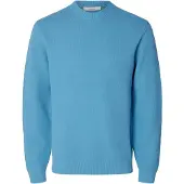 Selected Pullover Uomini Blissful Blue L