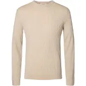 Selected Pullover A Maglia Uomini Grigio L