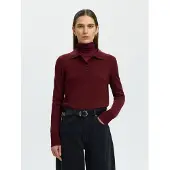 Selected Pullover Donne Rosso XL
