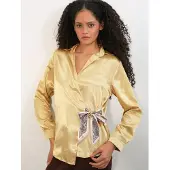 Big Dart Camicia da donna giallo