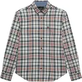 Superdry Camicia blu scuro / arancione / rosso carminio / bianco
