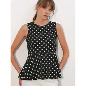 Big Dart Camicia da donna nero / bianco