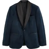 Next Giacca da completo 'Self' navy / cioccolato