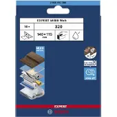 Bosch Accesorios Carta Vetrata Expert W480 G320 10 Unità