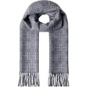 Hackett London per uomo. HM0400111 Sciarpa Brnd grigia (OSFA), Casual, Grigio, Lana, Classico