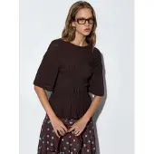 Busem Camicia da donna 'Blusen' marrone scuro