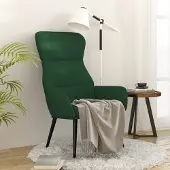 Prolenta Maison Exclusive - Poltrona relax in tessuto verde scuro
