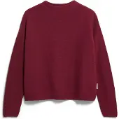 Armedangels Women's Merinaa Links Links Sweater Maglione Donna (S, rosso)