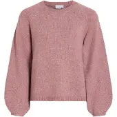Vila Visapna Scollo Rotondo Pullover A Maglia