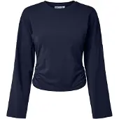 Pieces Top A Maniche Lunghe | Blu | S
