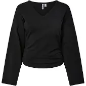 Pieces Top A Maniche Lunghe | Nero | L