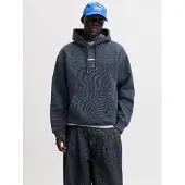 Jack & Jones Felpa Con Cappuccio Stampa Sul Retro