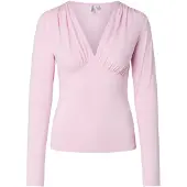 Pieces Top A Maniche Lunghe | Viola | L
