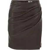 We fashion Gonna marrone scuro