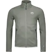 Ortovox Fleece Jacket Giacca di merino Uomo (XL, grigio)