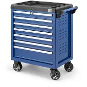 HBM carrello attrezzi 7 cassetti, modello 2, blu