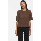 Vila Vimarley Maniche Corte Top A Maglia