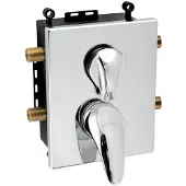 Novaservis Rubinetto a incasso con scatola, 2 uscite BOX55052R,0