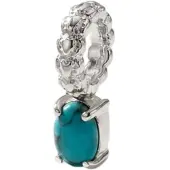 Purelei Ciondolo 'Dezember' turchese / argento