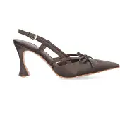 Marc Ellis Slingback in velluto Donna con fiocco
