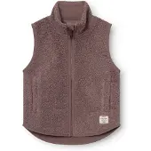 Mini A Ture Kid's Matbattal Gilet in pile Bambini (134, marrone)