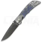 Spartan Blades Coltello pieghevole Harsey Folder 3.25 Damascus, Saint Michael
