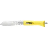 Opinel Pocket Knife No. 9 with Screwdriver Coltelli giallo