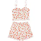 Trendyol Shorty curry / verde / rosso / bianco