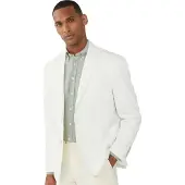 Hackett London per uomo. HM443303 Blazer bianco semplice (42/32), Cotone, Classico
